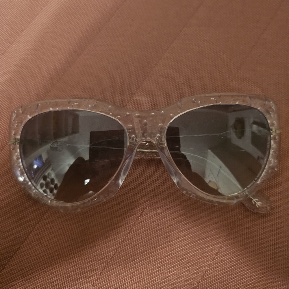 Balenciaga Clear Bubble Glasses